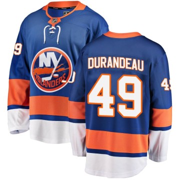 Breakaway Fanatics Branded Men's Arnaud Durandeau New York Islanders Home Jersey - Blue