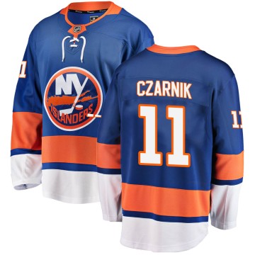 Breakaway Fanatics Branded Men's Austin Czarnik New York Islanders Home Jersey - Blue