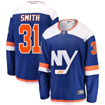 Breakaway Fanatics Branded Men's Billy Smith New York Islanders Alternate Jersey - Blue