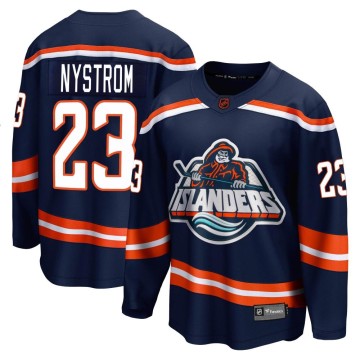 Bobby Nystrom Signed New York Islanders Jersey #23 #92505