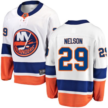 Breakaway Fanatics Branded Men's Brock Nelson New York Islanders Away Jersey - White