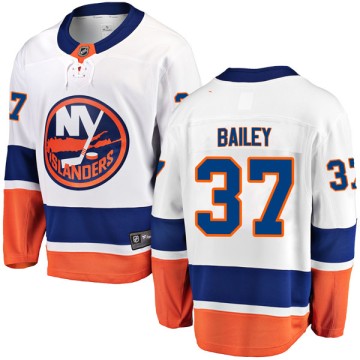 Breakaway Fanatics Branded Men's Casey Bailey New York Islanders Away Jersey - White