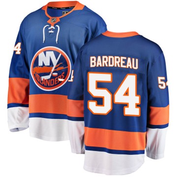 Breakaway Fanatics Branded Men's Cole Bardreau New York Islanders Home Jersey - Blue