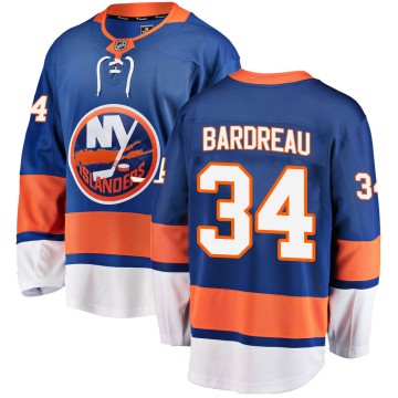 Breakaway Fanatics Branded Men's Cole Bardreau New York Islanders Home Jersey - Blue