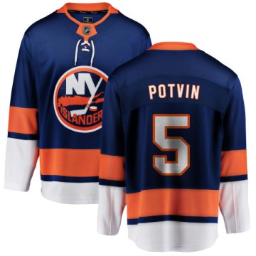 Breakaway Fanatics Branded Men's Denis Potvin New York Islanders Home Jersey - Blue