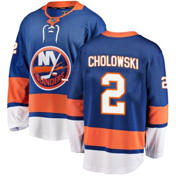 Breakaway Fanatics Branded Men's Dennis Cholowski New York Islanders Home Jersey - Blue