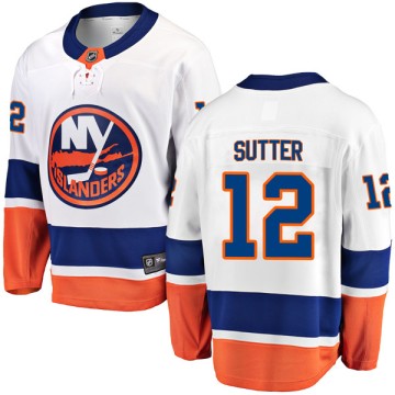 Breakaway Fanatics Branded Men's Duane Sutter New York Islanders Away Jersey - White