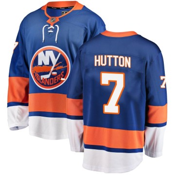 Breakaway Fanatics Branded Men's Grant Hutton New York Islanders Home Jersey - Blue