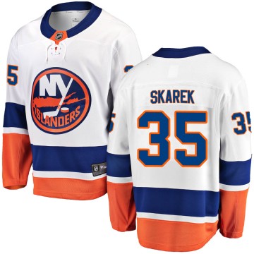 Breakaway Fanatics Branded Men's Jakub Skarek New York Islanders Away Jersey - White
