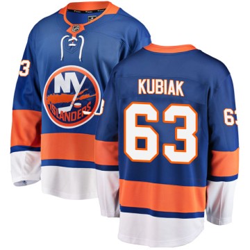 Breakaway Fanatics Branded Men's Jeff Kubiak New York Islanders Home Jersey - Blue