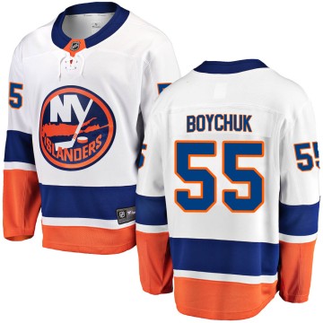 Breakaway Fanatics Branded Men's Johnny Boychuk New York Islanders Away Jersey - White