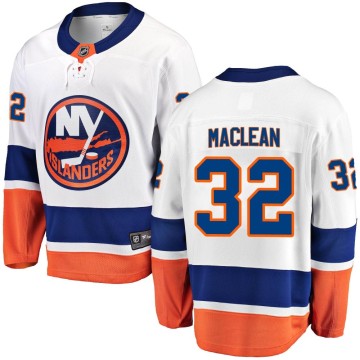 Breakaway Fanatics Branded Men's Kyle Maclean New York Islanders Kyle MacLean Away Jersey - White