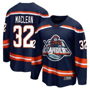 Breakaway Fanatics Branded Men's Kyle Maclean New York Islanders Kyle MacLean Special Edition 2.0 Jersey - Navy