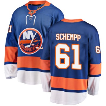 Breakaway Fanatics Branded Men's Kyle Schempp New York Islanders Home Jersey - Blue