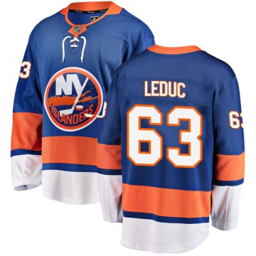 Breakaway Fanatics Branded Men's Loic Leduc New York Islanders Home Jersey - Blue