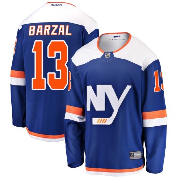 Breakaway Fanatics Branded Men's Mathew Barzal New York Islanders Alternate Jersey - Blue