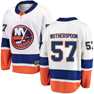 Breakaway Fanatics Branded Men's Parker Wotherspoon New York Islanders Away Jersey - White