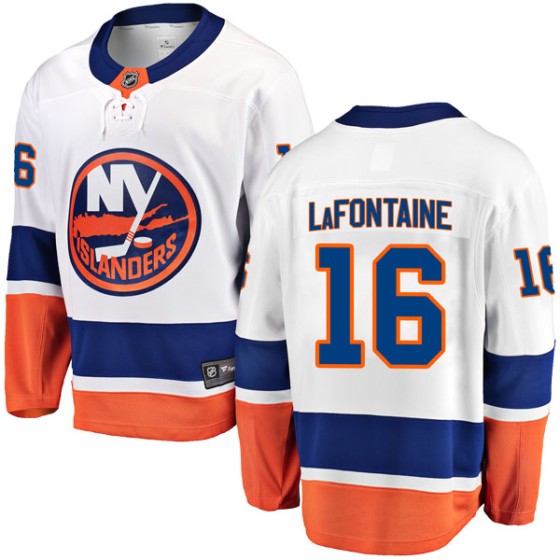 Breakaway Fanatics Branded Men's Pat LaFontaine New York Islanders Away Jersey - White