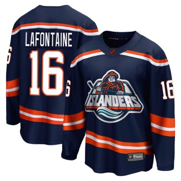 Breakaway Fanatics Branded Men's Pat LaFontaine New York Islanders Special Edition 2.0 Jersey - Navy