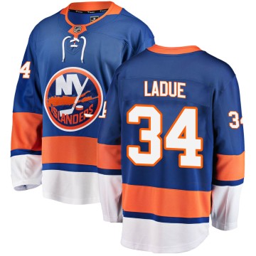 Breakaway Fanatics Branded Men's Paul LaDue New York Islanders Home Jersey - Blue