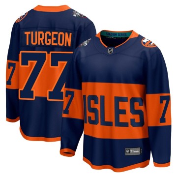 Breakaway Fanatics Branded Men's Pierre Turgeon New York Islanders 2024 Stadium Series Jersey - Navy