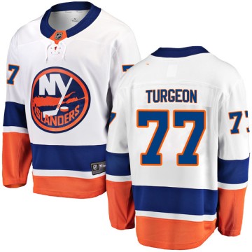 Breakaway Fanatics Branded Men's Pierre Turgeon New York Islanders Away Jersey - White