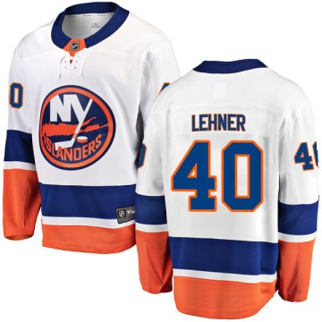 Breakaway Fanatics Branded Men's Robin Lehner New York Islanders Away Jersey - White