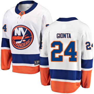 Breakaway Fanatics Branded Men's Stephen Gionta New York Islanders Away Jersey - White