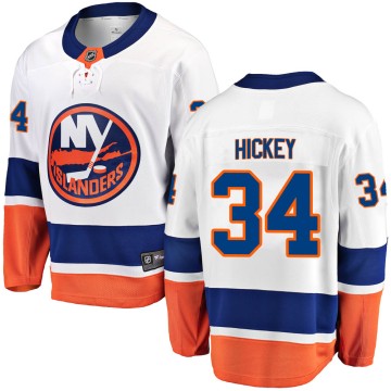Breakaway Fanatics Branded Men's Thomas Hickey New York Islanders Away Jersey - White