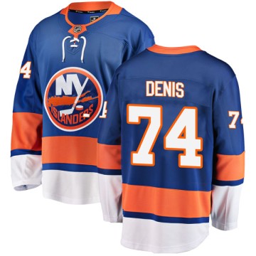 Breakaway Fanatics Branded Men's Travis St. Denis New York Islanders Home Jersey - Blue