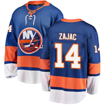 Breakaway Fanatics Branded Men's Travis Zajac New York Islanders Home Jersey - Blue