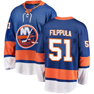 Breakaway Fanatics Branded Men's Valtteri Filppula New York Islanders Home Jersey - Blue