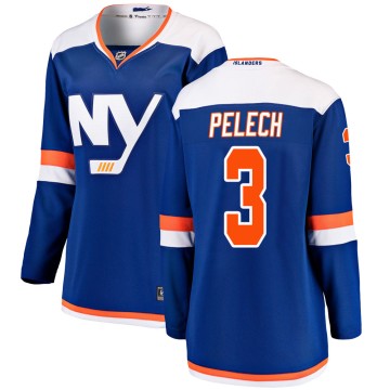 Breakaway Fanatics Branded Women's Adam Pelech New York Islanders Alternate Jersey - Blue
