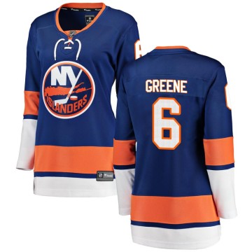 Breakaway Fanatics Branded Women's Andy Greene New York Islanders Home Jersey - Blue
