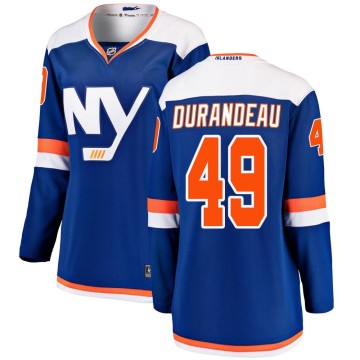 Breakaway Fanatics Branded Women's Arnaud Durandeau New York Islanders Alternate Jersey - Blue