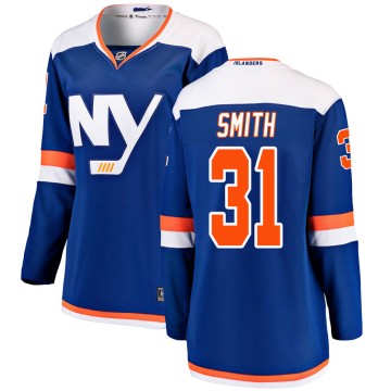 Breakaway Fanatics Branded Women's Billy Smith New York Islanders Alternate Jersey - Blue