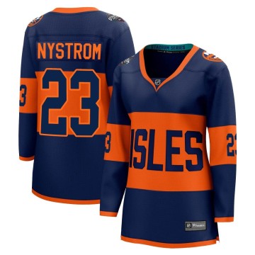 Breakaway Fanatics Branded Women's Bob Nystrom New York Islanders 2024 Stadium Series Jersey - Navy