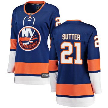 Breakaway Fanatics Branded Women's Brent Sutter New York Islanders Home Jersey - Blue