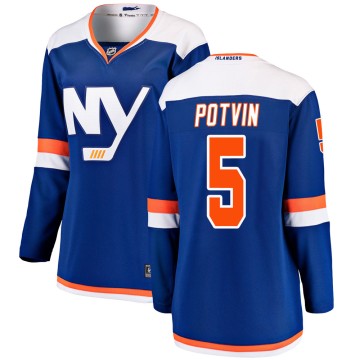 Breakaway Fanatics Branded Women's Denis Potvin New York Islanders Alternate Jersey - Blue