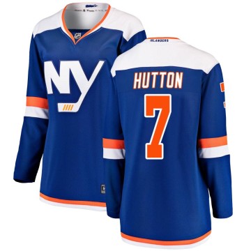 Breakaway Fanatics Branded Women's Grant Hutton New York Islanders Alternate Jersey - Blue