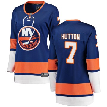 Breakaway Fanatics Branded Women's Grant Hutton New York Islanders Home Jersey - Blue
