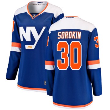 Breakaway Fanatics Branded Women's Ilya Sorokin New York Islanders Alternate Jersey - Blue