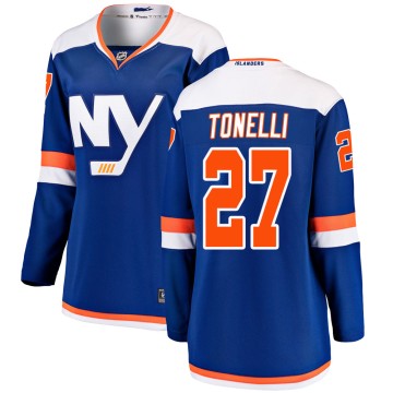 Breakaway Fanatics Branded Women's John Tonelli New York Islanders Alternate Jersey - Blue