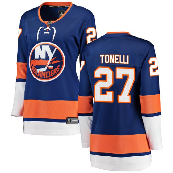 Breakaway Fanatics Branded Women's John Tonelli New York Islanders Home Jersey - Blue