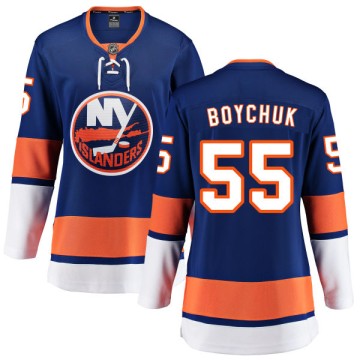 Breakaway Fanatics Branded Women's Johnny Boychuk New York Islanders Home Jersey - Blue