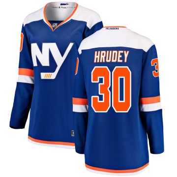 Breakaway Fanatics Branded Women's Kelly Hrudey New York Islanders Alternate Jersey - Blue
