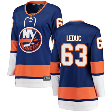 Breakaway Fanatics Branded Women's Loic Leduc New York Islanders Home Jersey - Blue
