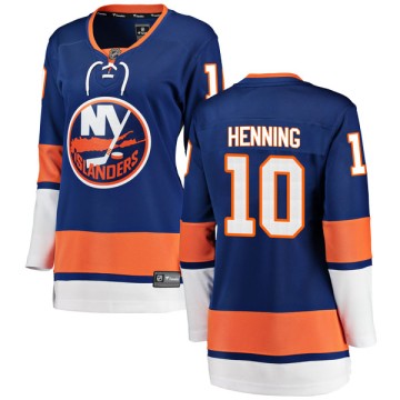 Breakaway Fanatics Branded Women's Lorne Henning New York Islanders Home Jersey - Blue
