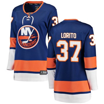 Breakaway Fanatics Branded Women's Matt Lorito New York Islanders Home Jersey - Blue