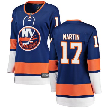 Breakaway Fanatics Branded Women's Matt Martin New York Islanders Home Jersey - Blue